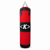 Bolsa de Boxeo 14kg Rellena – Colgante con Cadena, Cuerina Reforzada