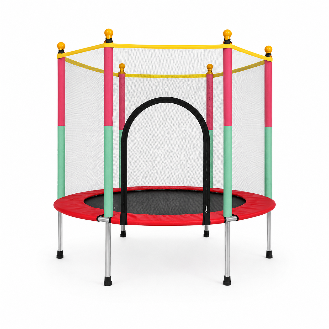 Cama Elástica Grande con Red de Protección