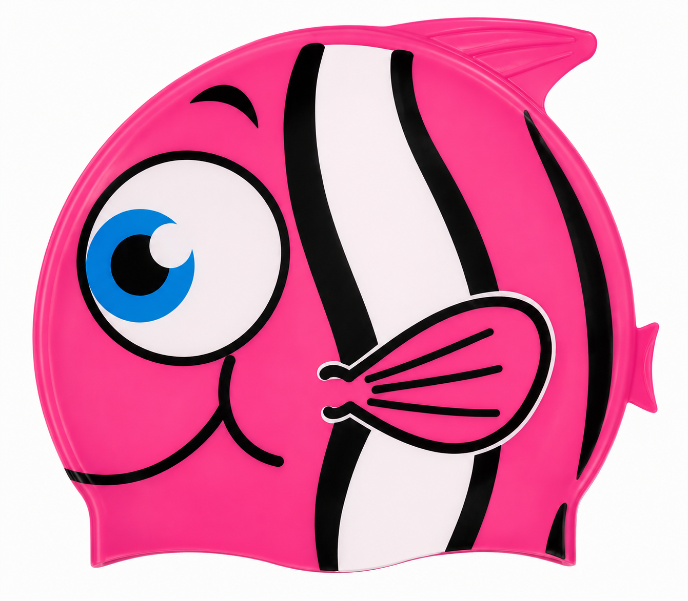 Gorra de Natación Infantil (diseño peces) - Verde