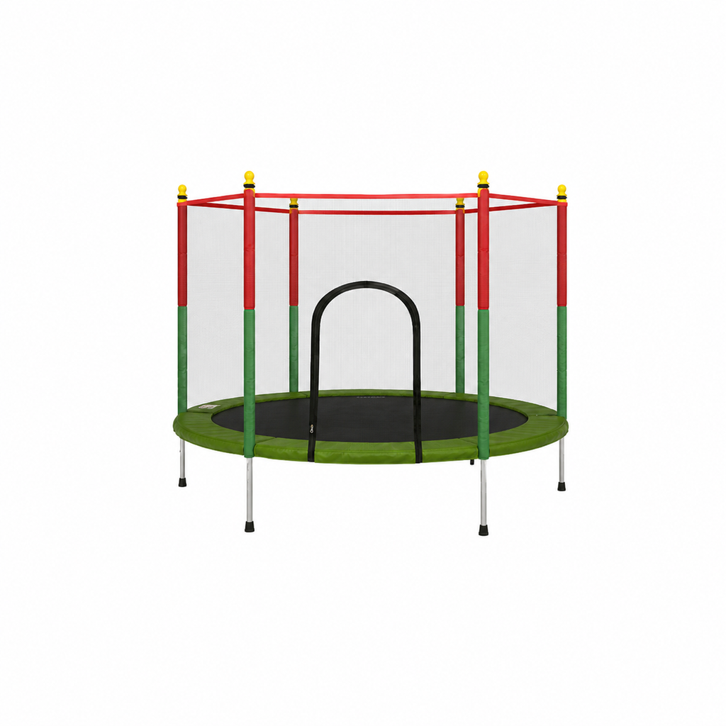 Cama Elástica Grande con Red de Protección