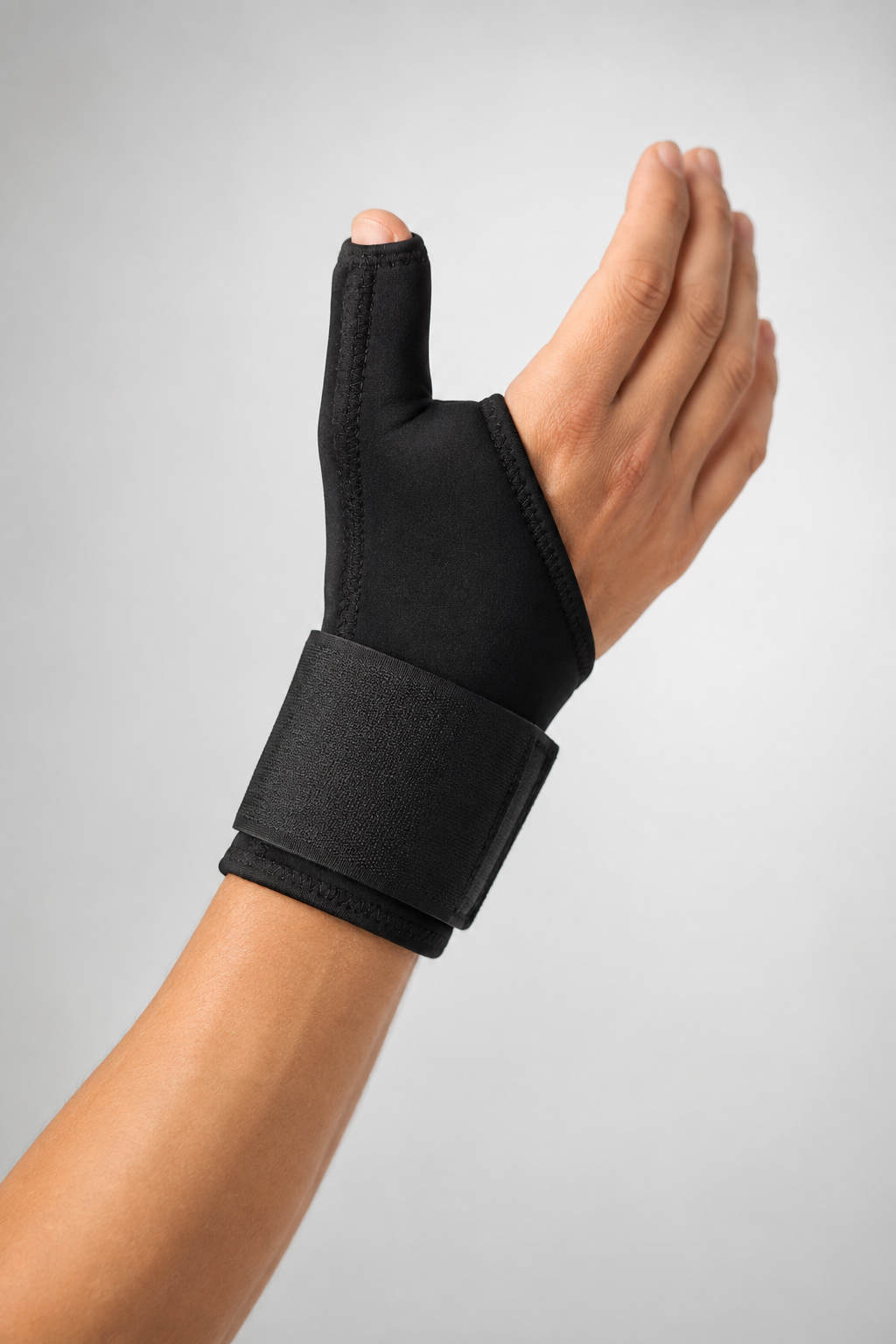 Muñequera neopreno boomerang c/dedo