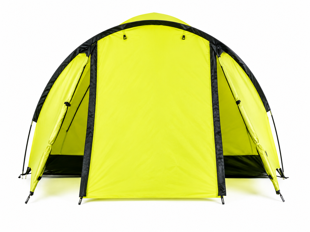 Carpa Hawapi Wasi 2 Personas con Sobretecho – Verde Flúor
