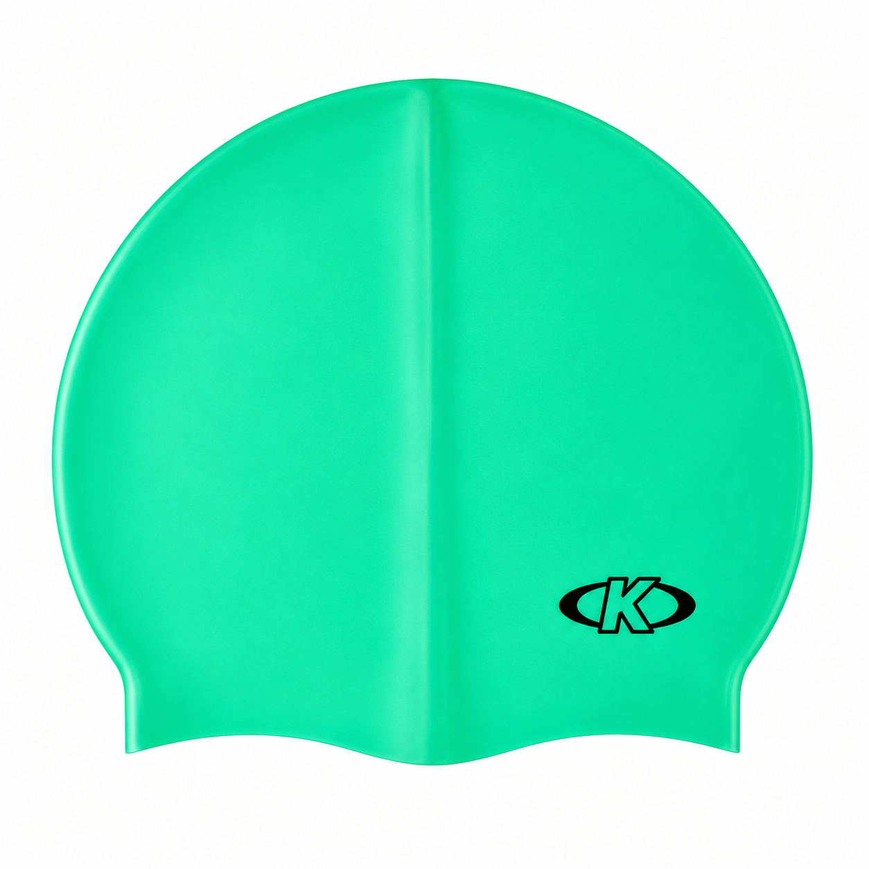 Gorra de Natación de Silicona Lisa - Rosa Flúor