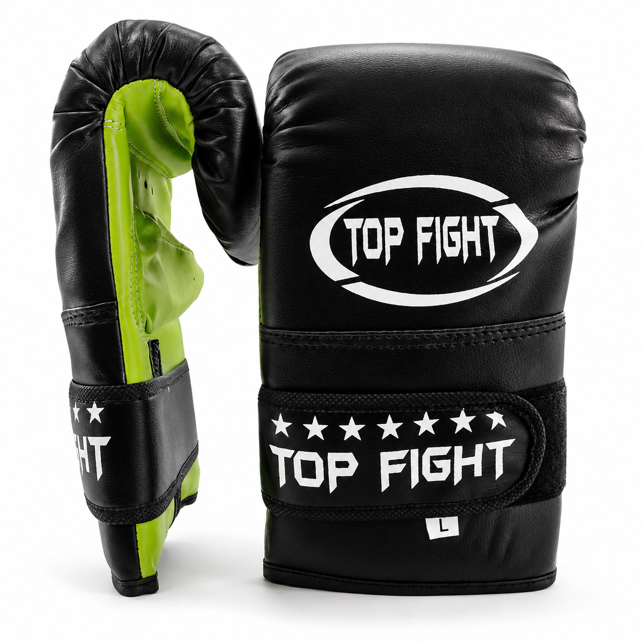 Guantillas de Boxeo Top Fight – Negro y Verde