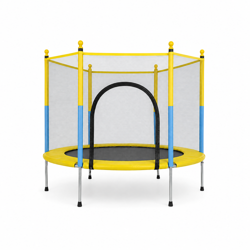 Cama Elástica Grande con Red de Protección