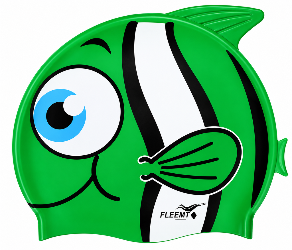 Gorra de Natación Infantil (diseño peces)